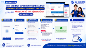 HƯỚNG DẪN KÝ BẢN CAM KẾT THỰC HIỆN QUY CHẾ HỌC SINH - SINH VIÊN